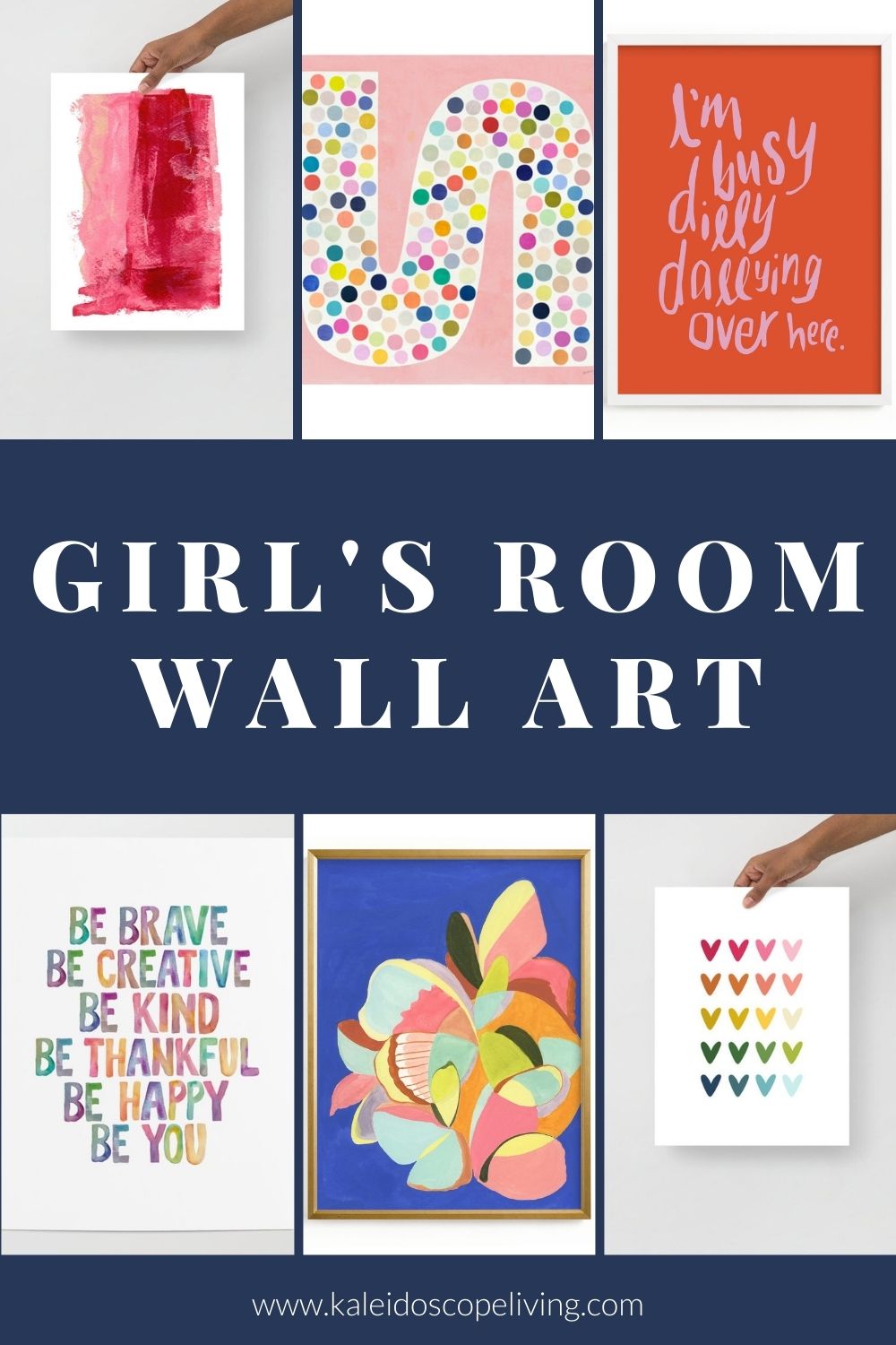 girls' wall art