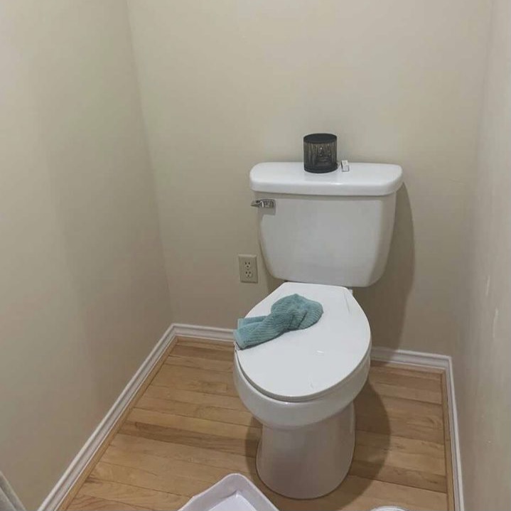 plain unrenovated bathroom