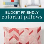 colorful and affordable throw pillows