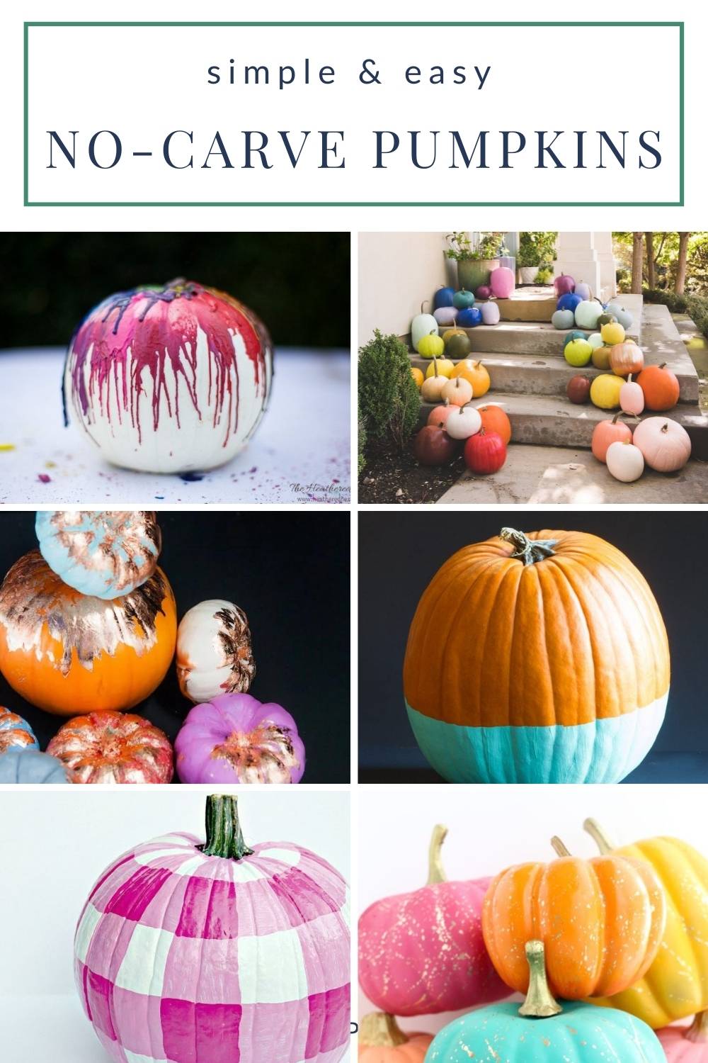 No Carve Pumpkin Decorating Ideas We Love!