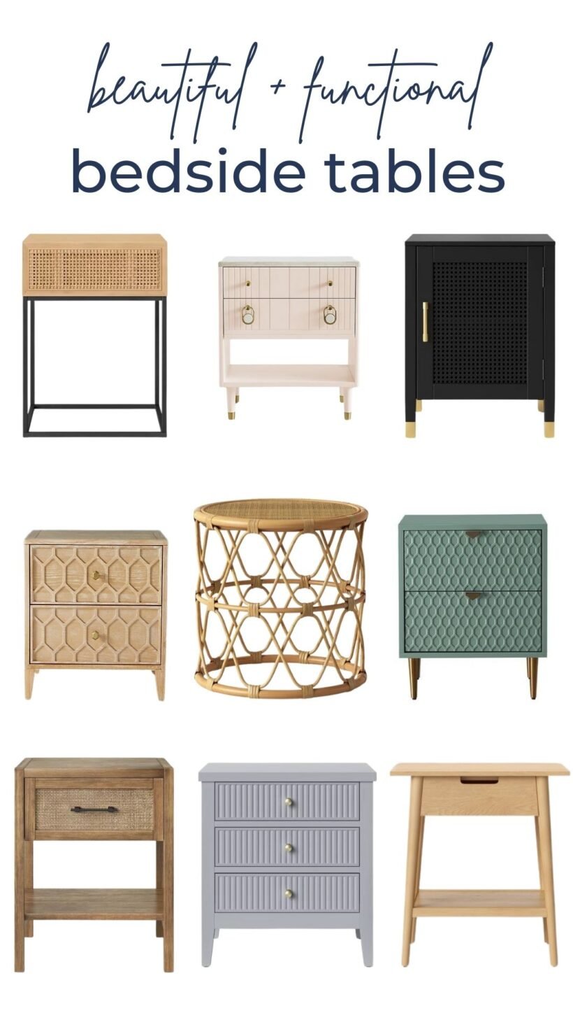 25 bedside tables that are as stylish as they are functional