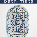 best colorful bath mats