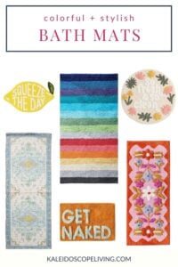 best colorful bath mats