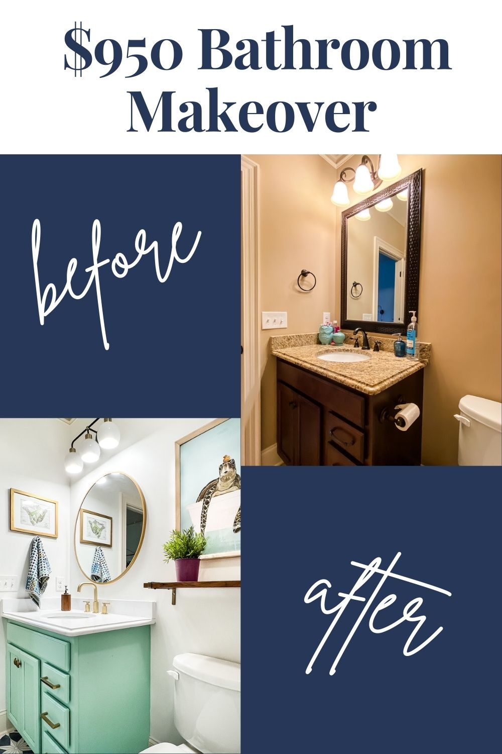 Avery's Budget-Friendly Bathroom Makeover REVEAL