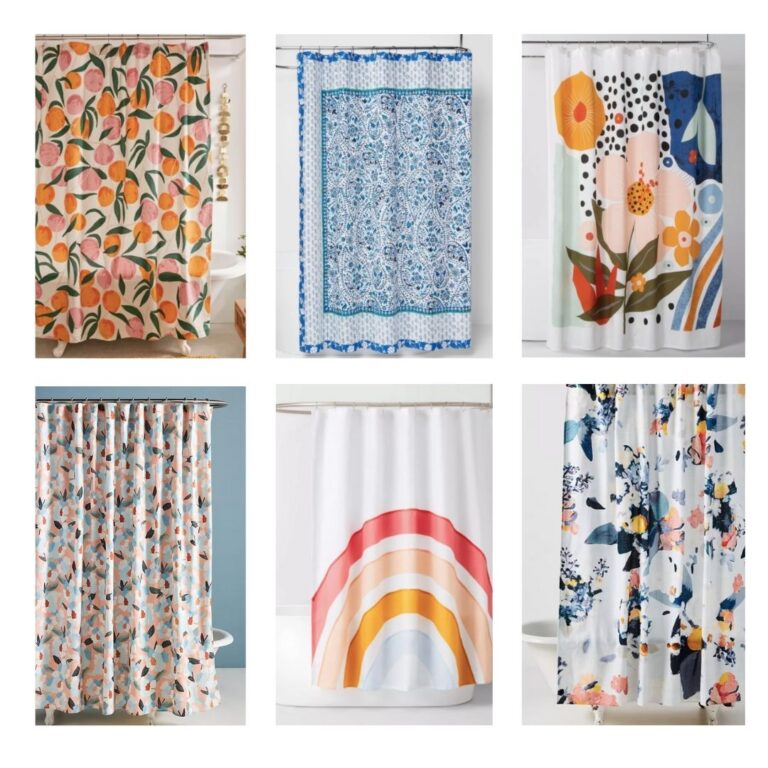 The Best Colorful Shower Curtains
