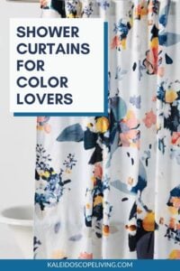 colorful shower curtains