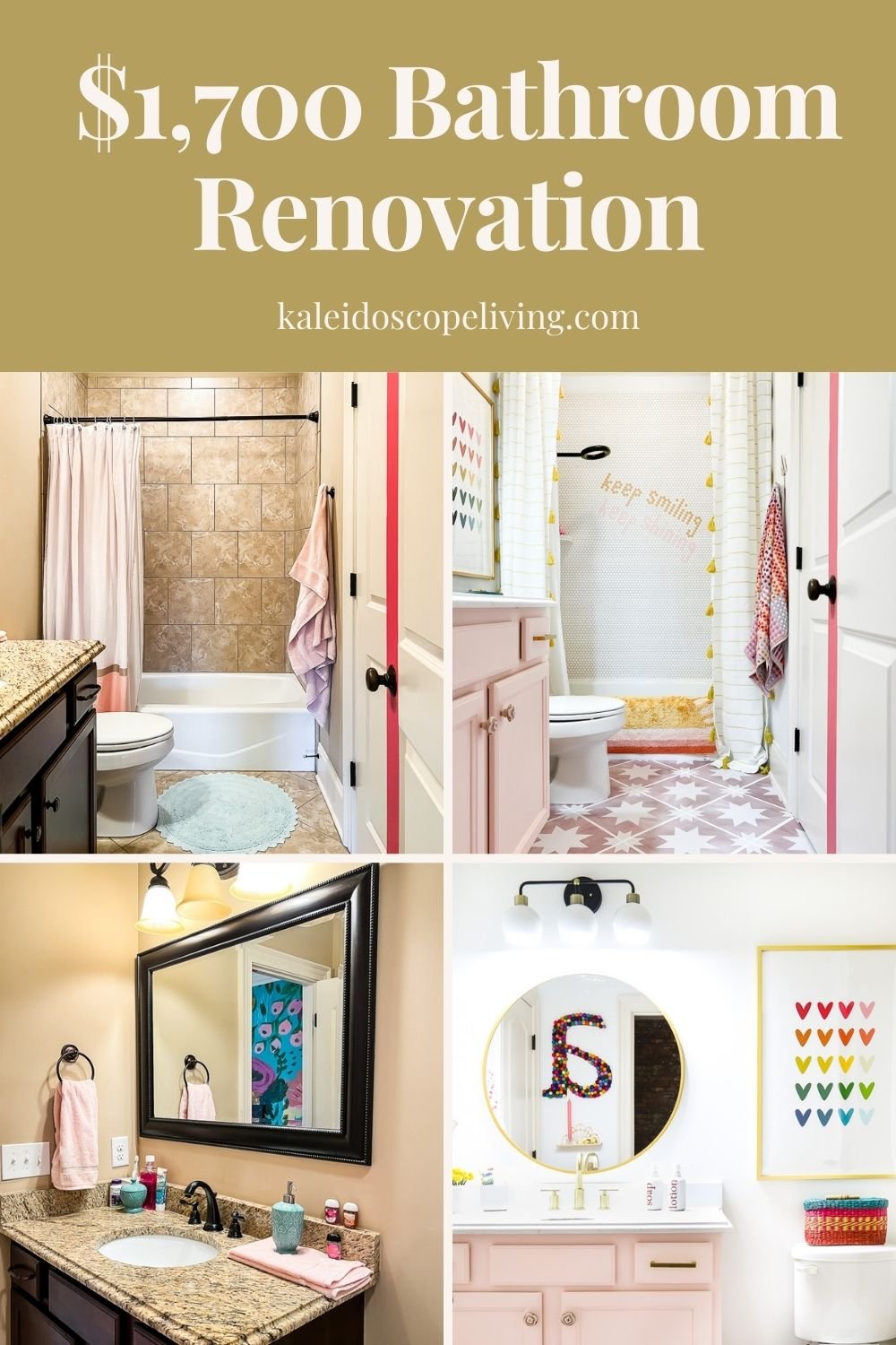 Attley's Budget-Friendly Bathroom Makeover REVEAL