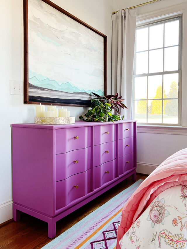 How to Paint a Dresser in Under 4 Hours
