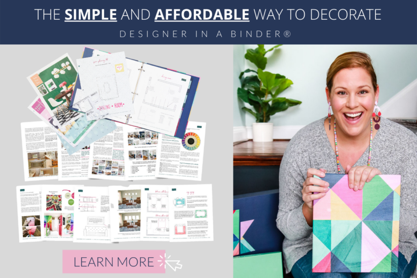 designer in a binder--the affordable and simple way to decorate your home