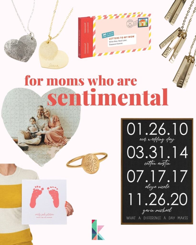 gifts for sentimental moms
