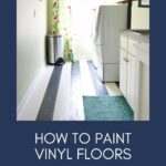 how to paint vinyl floors