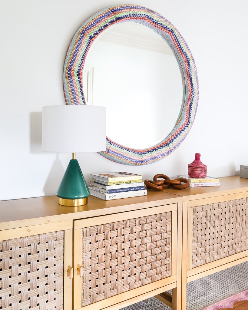 How to Update a Mirror with Decoupage