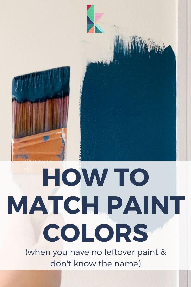 How to Match A Paint Color That's Already On A Wall - Kaleidoscope Living