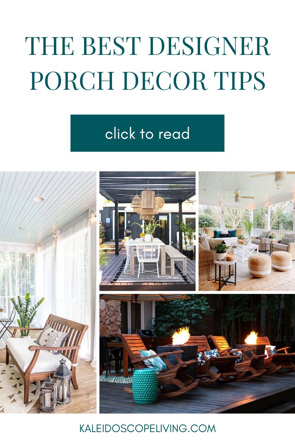 porch decor ideas and designer tips
