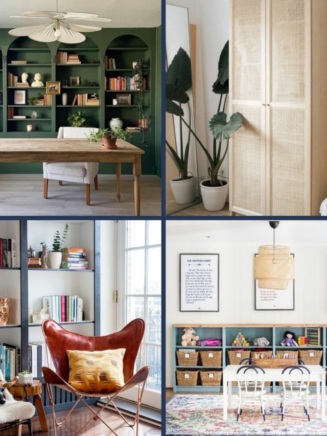 Creative Hacks for IKEA Built-In Cabinets and IKEA Bookshelves