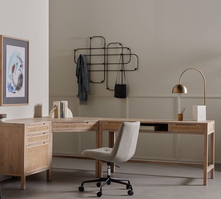 Restoration hardware deals l shaped desk