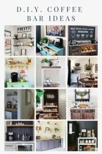 DIY coffee bar ideas