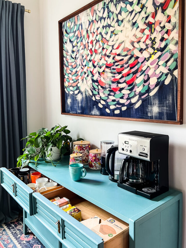 Easy Coffee Bar Cabinet