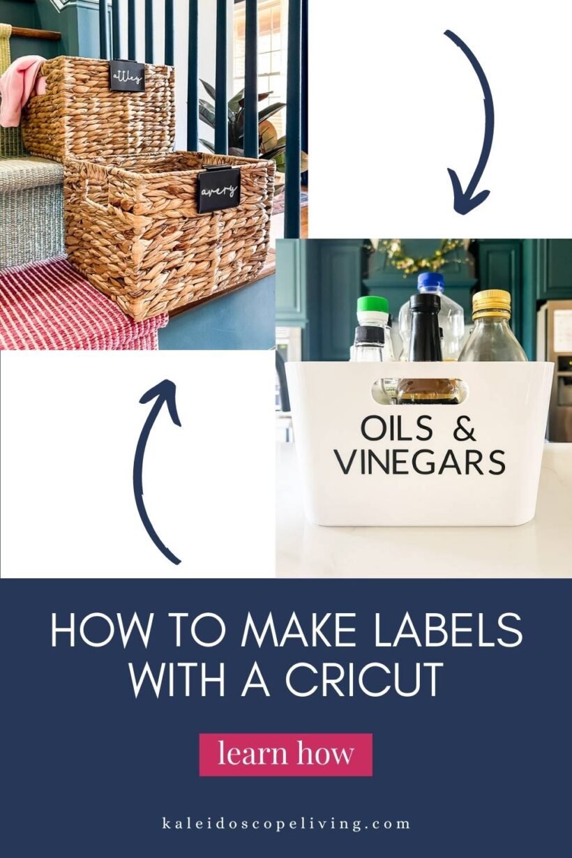 How to make vinyl labels with Cricut to organize your home - Learn to  create beautiful things