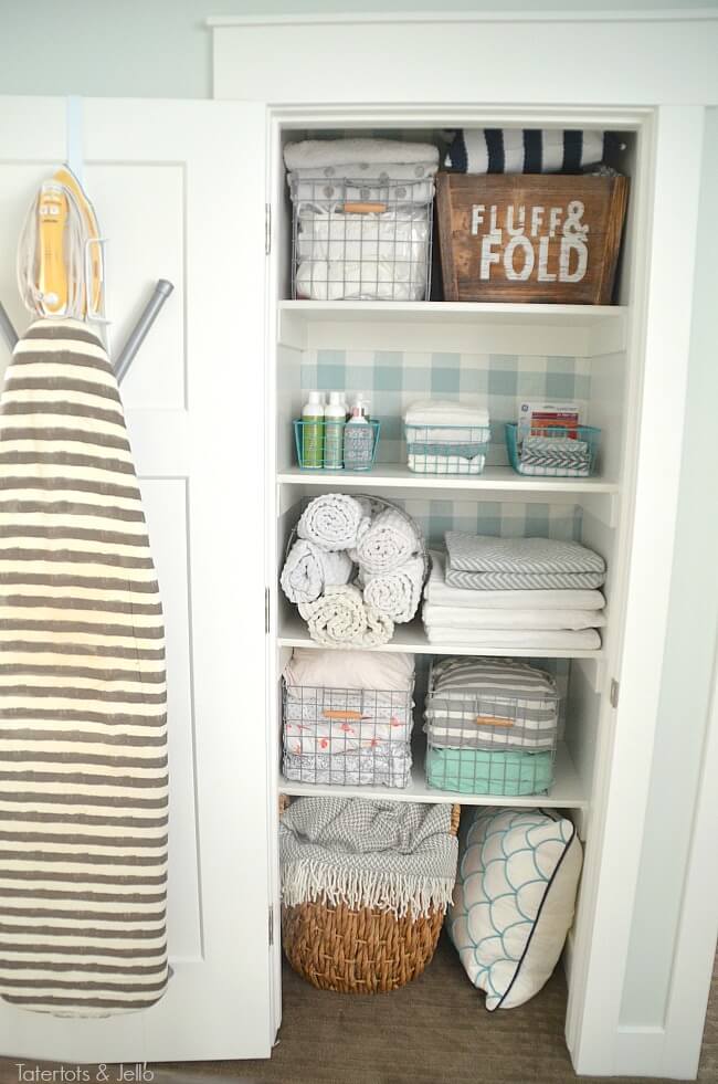 How To Organize A Linen Closet & Maximize Space - A Pretty Fix