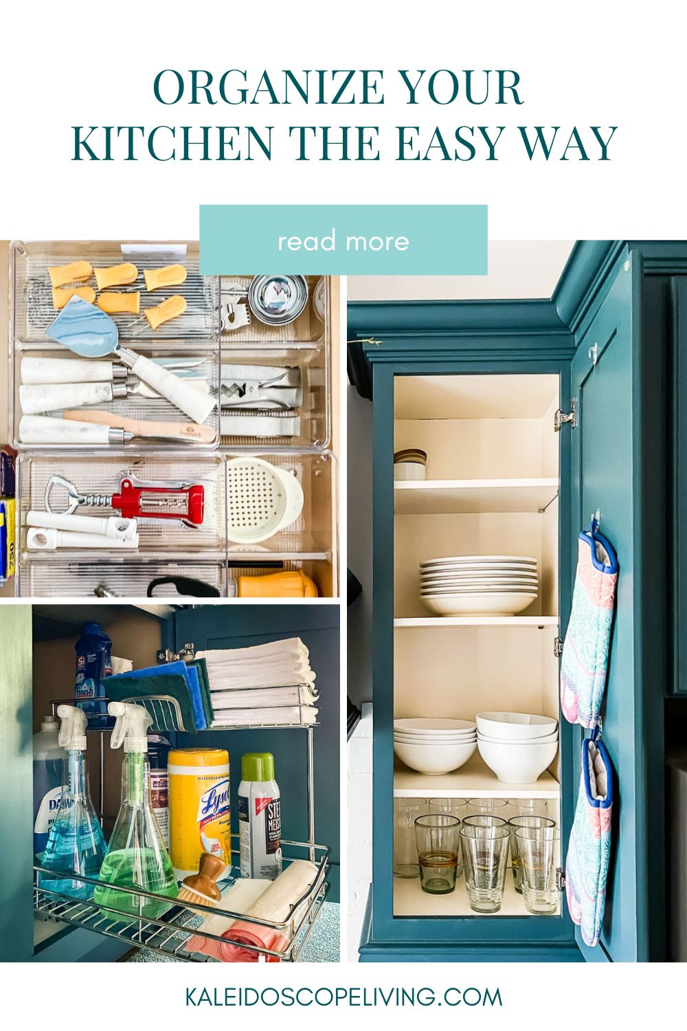 How to Organize Kitchen Cabinets | Kaleidoscope Living