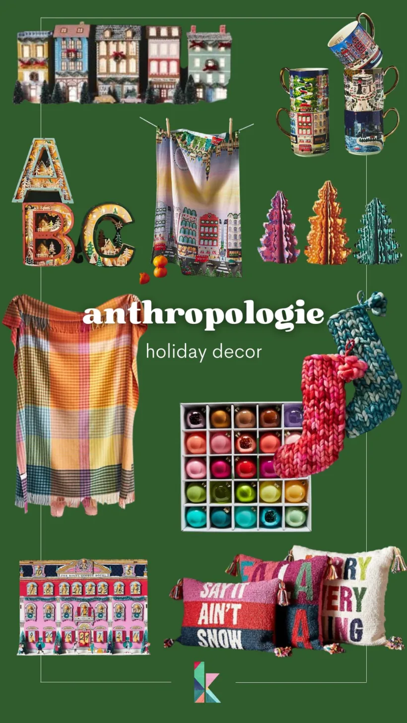 holiday picks from Anthropologie for 2022