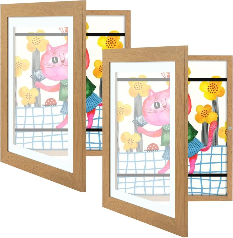 easy change wood artwork frame