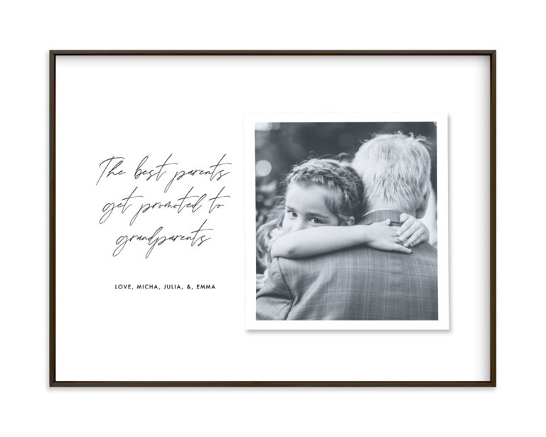 personalized photo art for grandparent gift