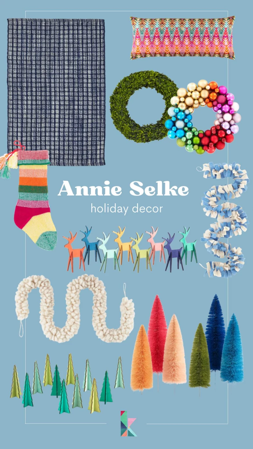 2022 Annie Selke holiday decor