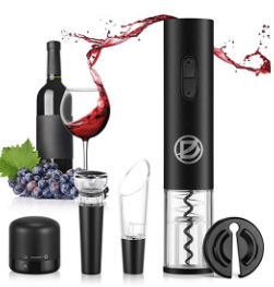 electric wine opener set