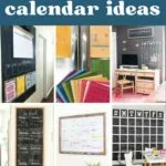 collage image of the best family calendar ideas