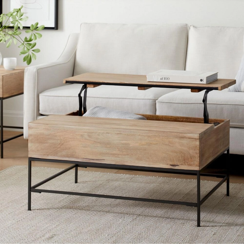 West Elm pop up coffee table
