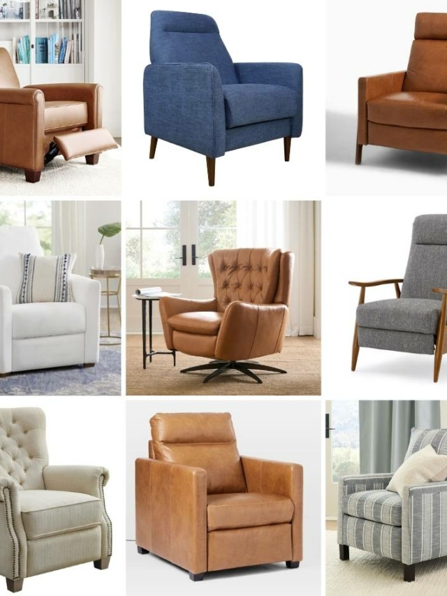Stylish Recliners You Will Actually Want!