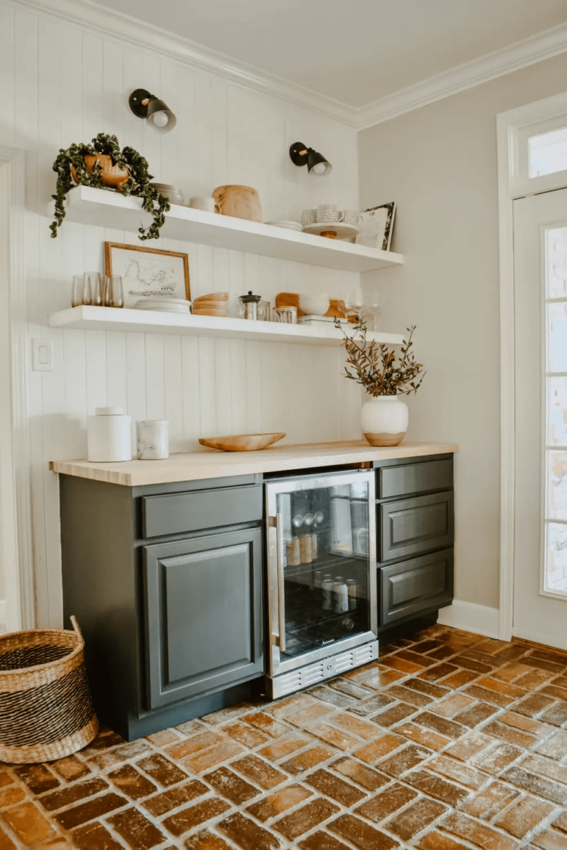 diy mini bar cabinet