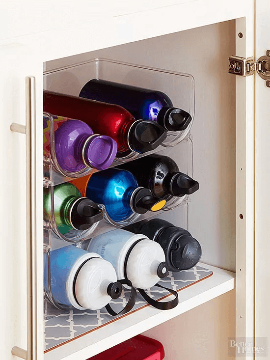 wine rack water bottle storage