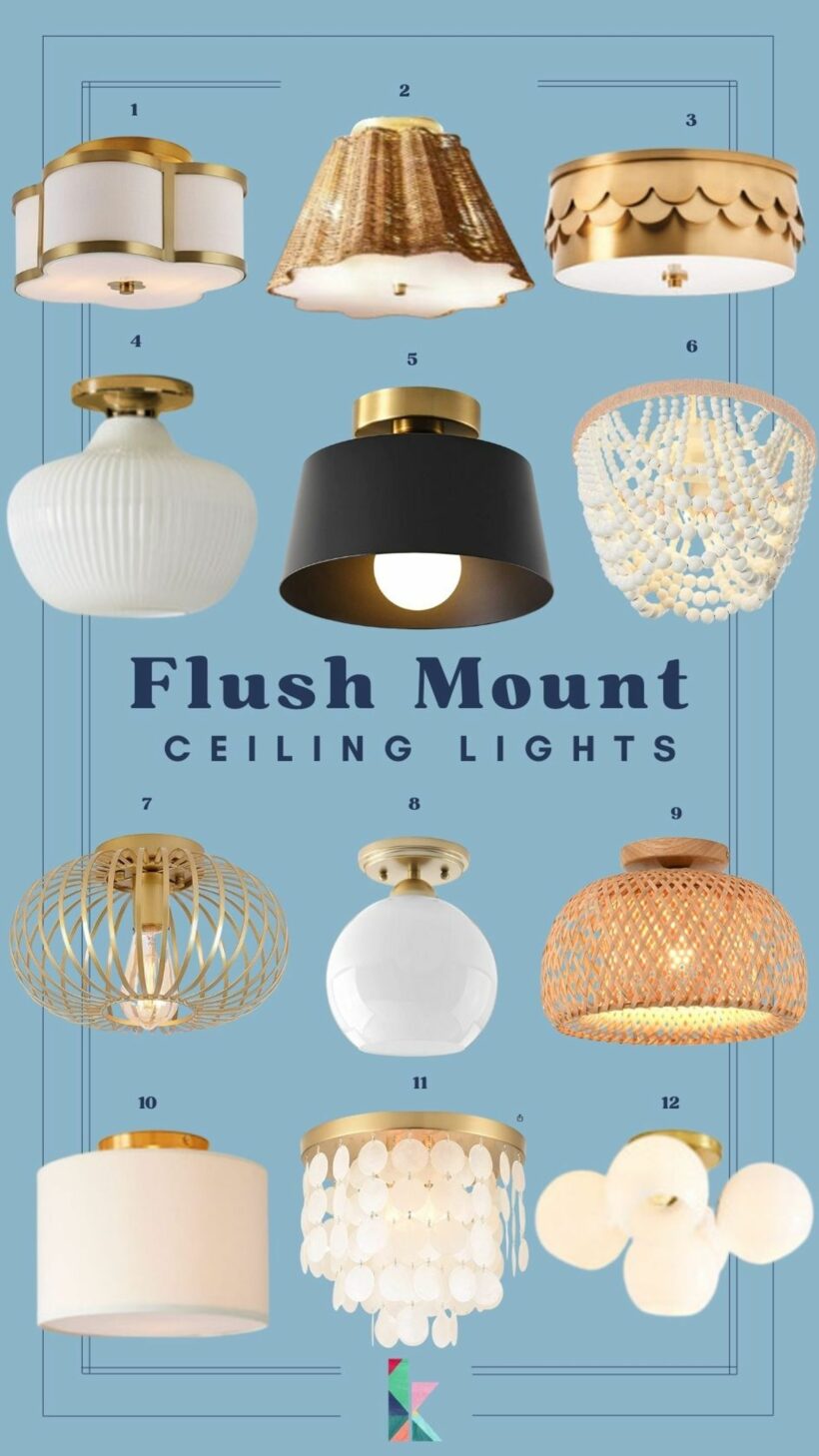 flush mount ceiling lights