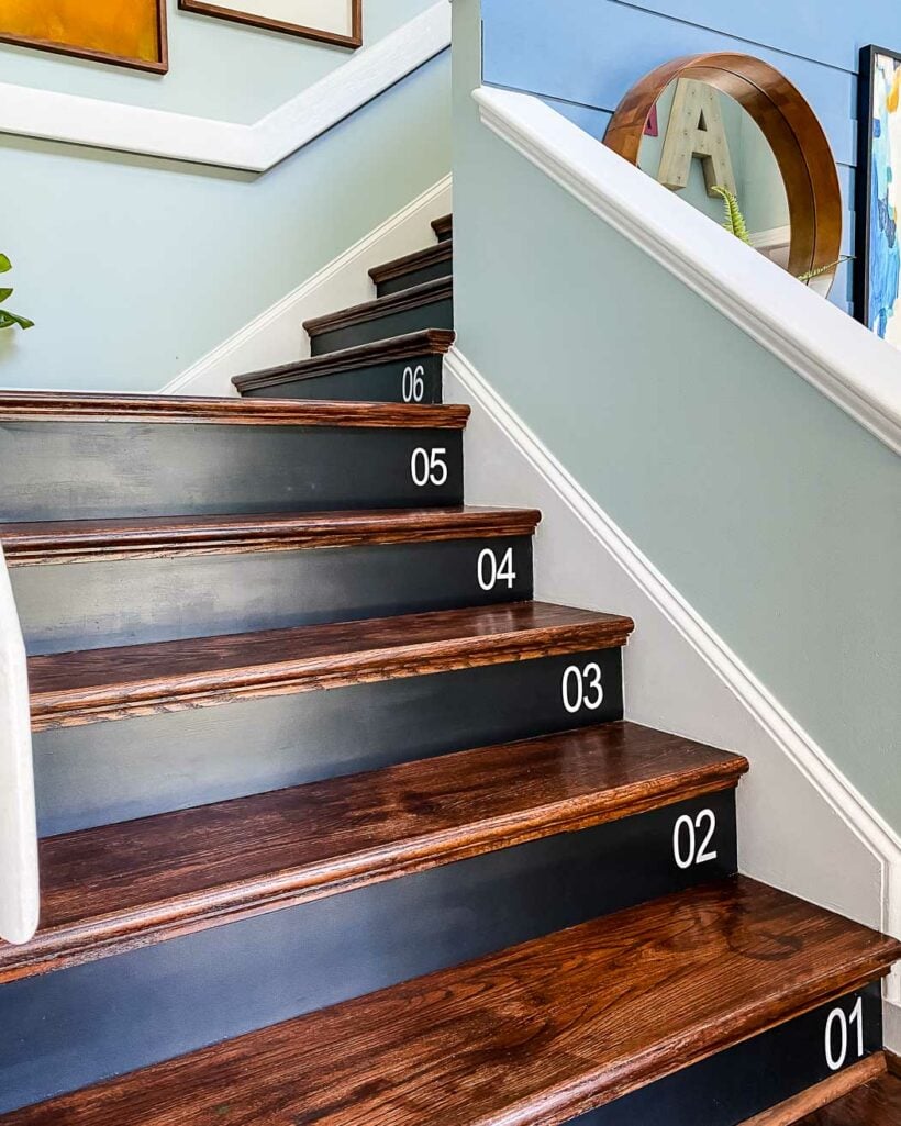 DIY Hardwood Staircase Makeover: Replacing Carpet With Wood Treads On Pie  Steps And Curved Landings - T. Moore Home Interior Design Studio