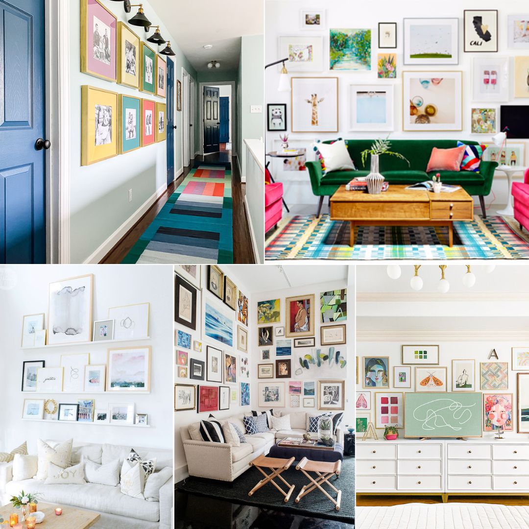 27 Gallery Wall Ideas + Practical Tips to Inspire You