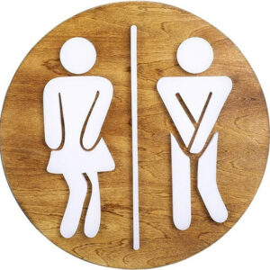 30+ Cute Bathroom Signs for Your Doors & Walls