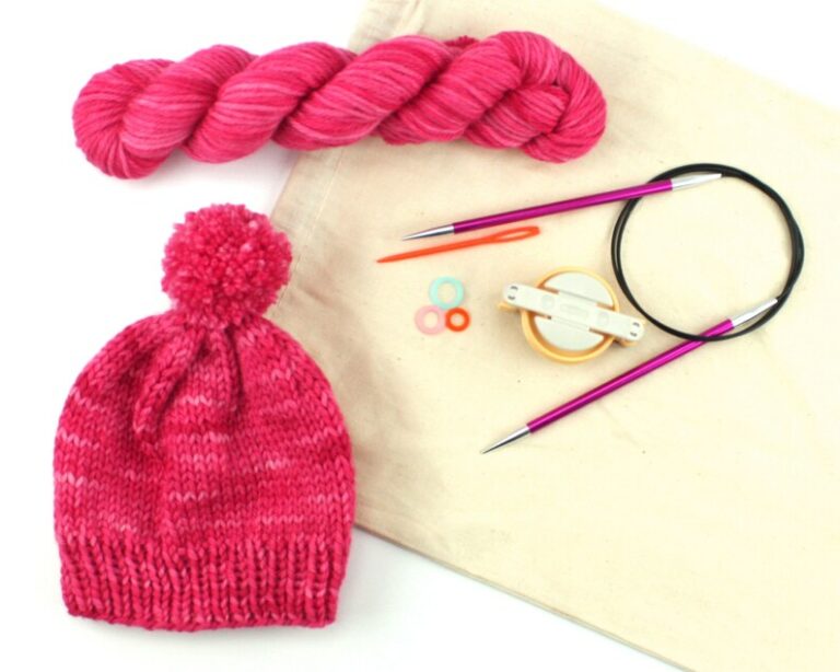knit a beanie kit