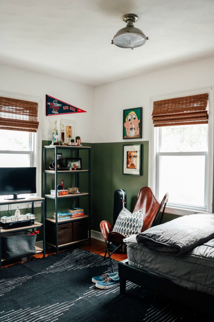 stylish teen boy bedroom