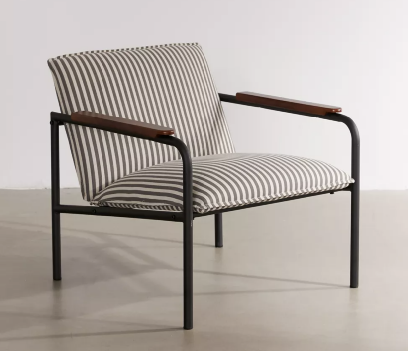 striped accent chair from Urban Outfitters