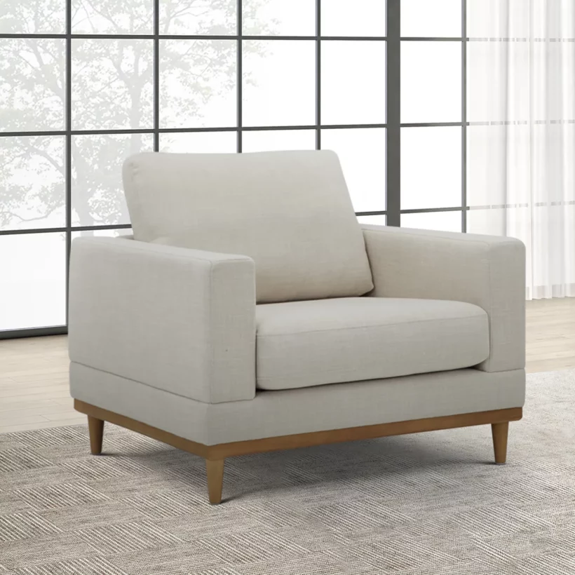 oversized modern armchair for under $500