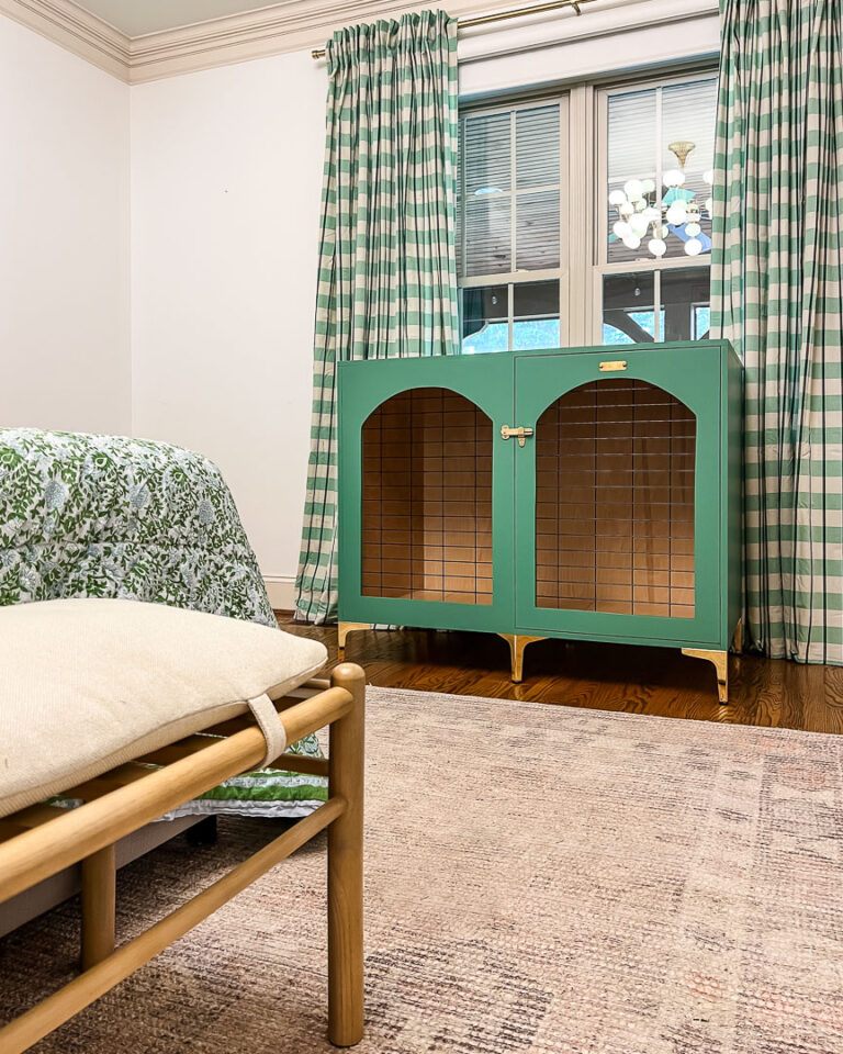 How to Make a DIY Dog Crate that Looks Like Furniture