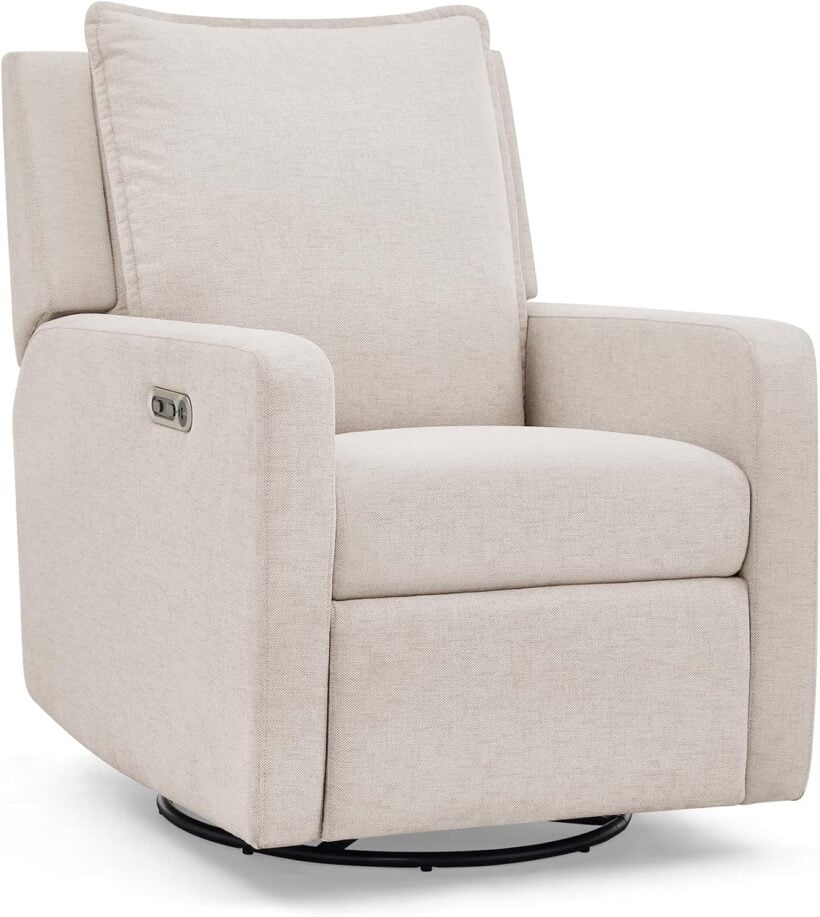 babyGap upholstered power recliner and glider for nursery